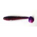 Рыбацкая силиконовая приманка, Taipan Slim View Fat, 3,3 дюйма, 6шт/уп, цвет №12 Violet mistik pink